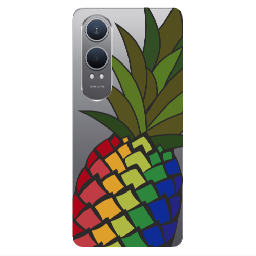 Oneplus Nord Ce 4 lite Pineapple 2 Transparent Silicone TPU Θήκη