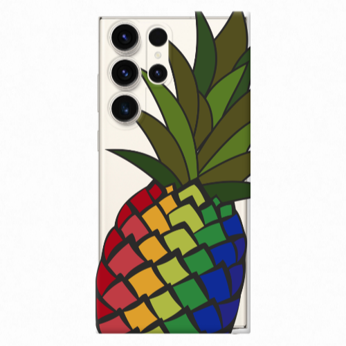 Samsung S25 Ultra Pineapple 2 Transparent Silicone TPU Θήκη
