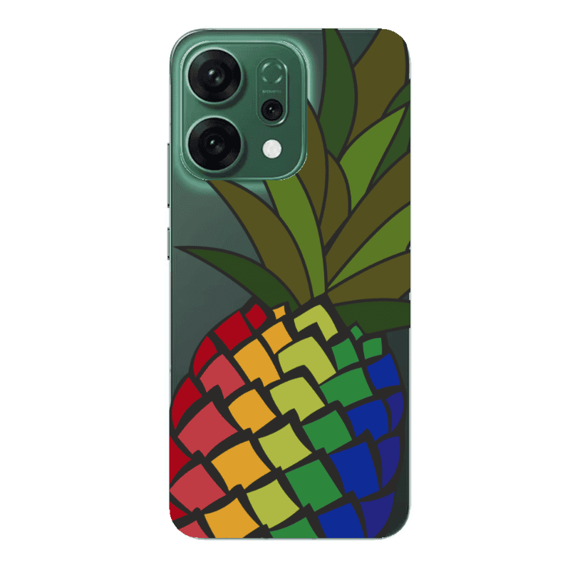 Oppo RENO 14 Pineapple 2 Transparent Silicone TPU Θήκη