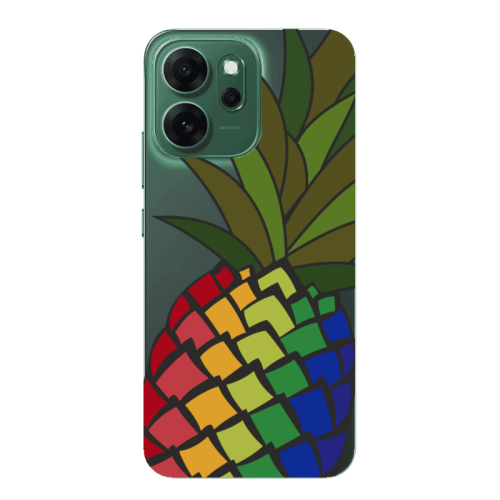 Oppo 14 F Pineapple 2 Transparent Silicone TPU Θήκη