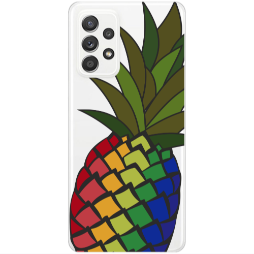Samsung A52 Pineapple 2 Transparent Silicone TPU Θήκη