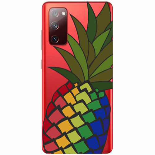 Samsung S20 FE Pineapple 2 Transparent Silicone TPU Θήκη