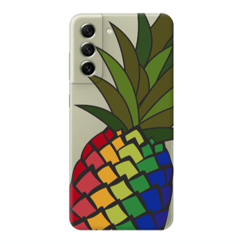 Samsung S22 Pineapple 2 Transparent Silicone TPU Θήκη