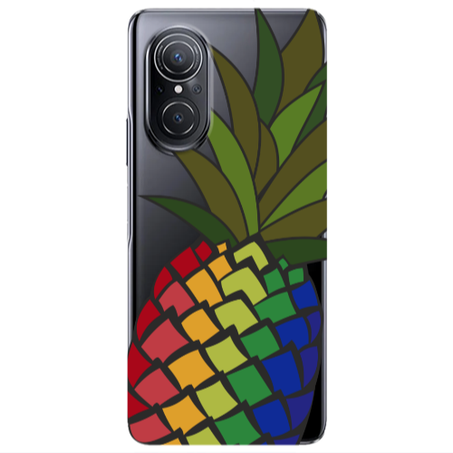 Huawei Nova 9 SE Pineapple 2 Transparent Silicone TPU Θήκη