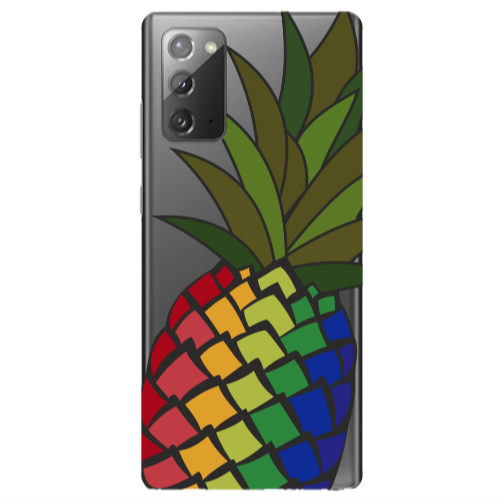 Samsung Note 20 Pineapple 2 Transparent Silicone TPU Θήκη