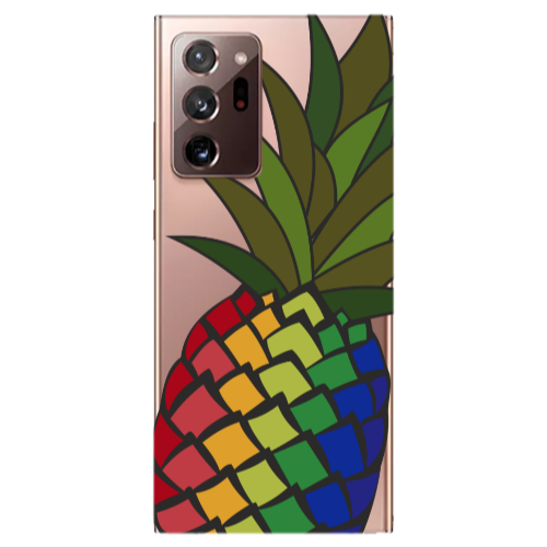 Samsung Note 20 Ultra Pineapple 2 Transparent Silicone TPU Θήκη