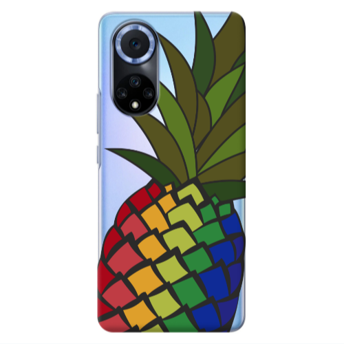 Huawei Nova 9 Pineapple 2 Transparent Silicone TPU Θήκη