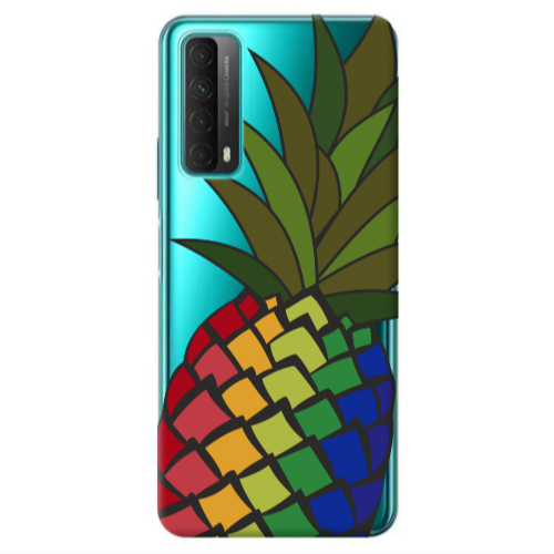 Huawei P Smart 2021 Pineapple 2 Transparent Silicone TPU Θήκη