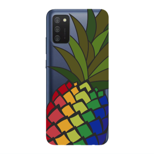 Samsung A02s Pineapple 2 Transparent Silicone TPU Θήκη