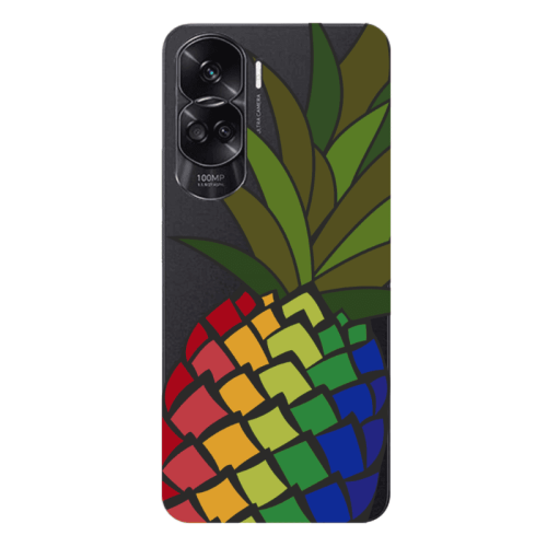 Honor 90 Lite 5G Pineapple 2 Transparent Silicone TPU Θήκη