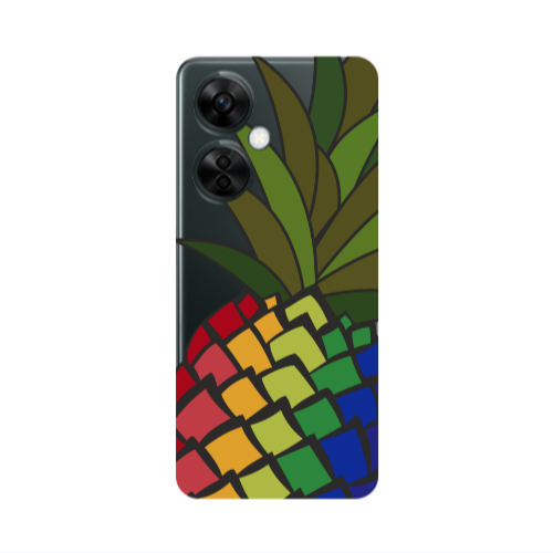 Oneplus Nord CE 3 Lite 5G Pineapple 2 Transparent Silicone TPU Θήκη