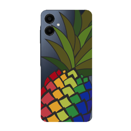 Samsung A06 Pineapple 2 Transparent Silicone TPU Θήκη