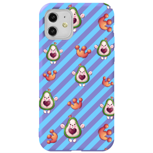 Apple iPhone 11  king avocado Purple Colored Silicone TPU Θήκη