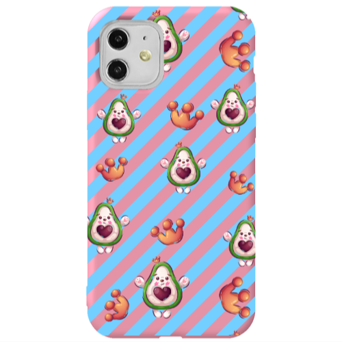 Apple iPhone 11  king avocado Pink Colored Silicone TPU Θήκη