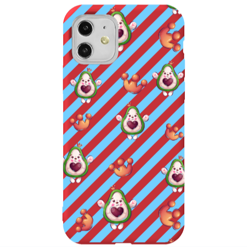 Apple iPhone 11  king avocado Red Colored Silicone TPU Θήκη