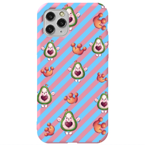 Apple iPhone 11 Pro king avocado Pink Colored Silicone TPU Θήκη