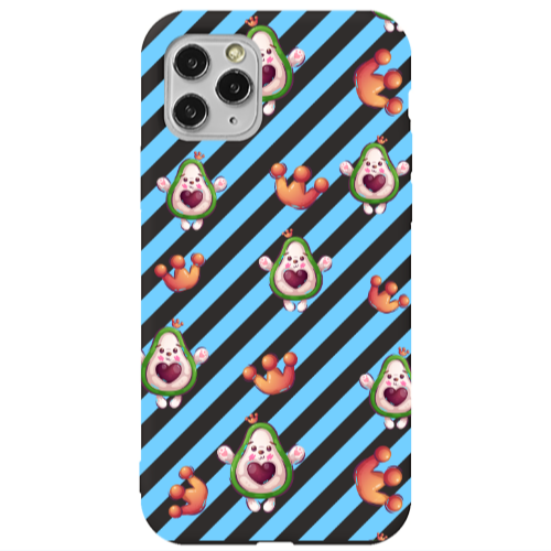 Apple iPhone 11 Pro king avocado Black Colored Silicone TPU Θήκη