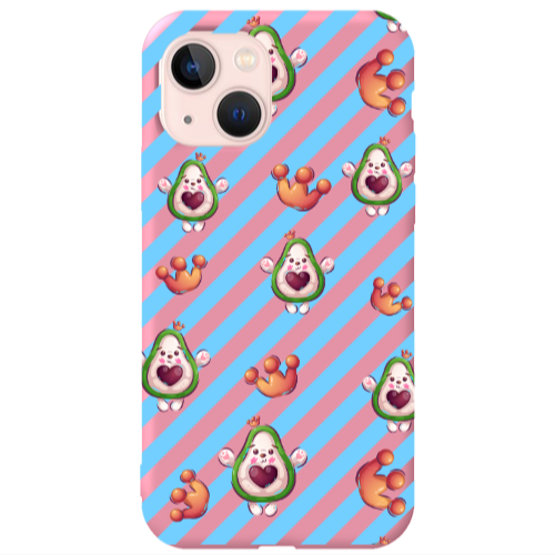 Apple iPhone 13 king avocado Pink Colored Silicone TPU Θήκη