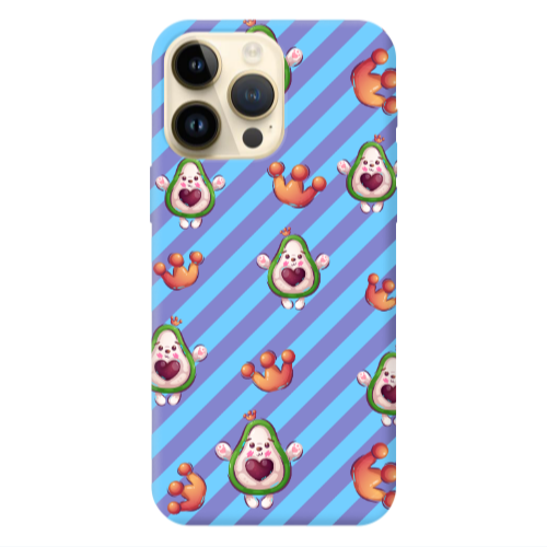 Apple iPhone 13 Pro Max king avocado Purple Colored Silicone TPU Θήκη