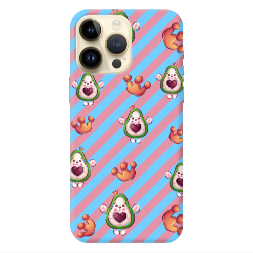 Apple iPhone 13 Pro Max king avocado Pink Colored Silicone TPU Θήκη
