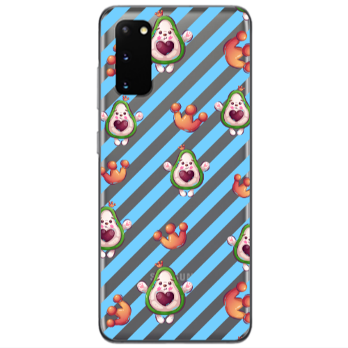 Samsung S20 king avocado Transparent Silicone TPU Θήκη