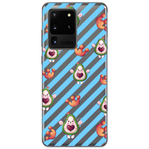 Samsung S20 Ultra king avocado Transparent Silicone TPU Θήκη
