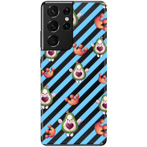 Samsung S21 Ultra king avocado Transparent Silicone TPU Θήκη