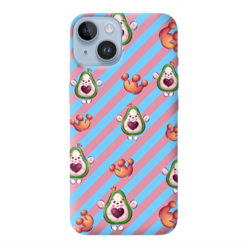 Apple iPhone 14 Plus king avocado Pink Colored Silicone TPU Θήκη
