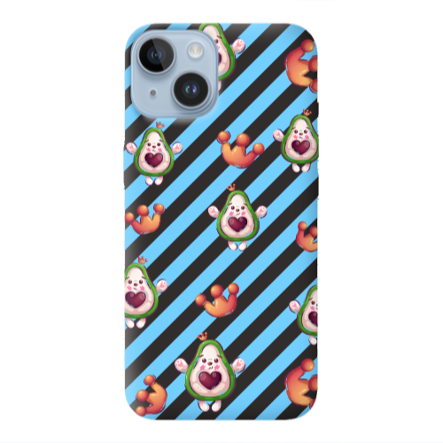 Apple iPhone 14 Plus king avocado Black Colored Silicone TPU Θήκη