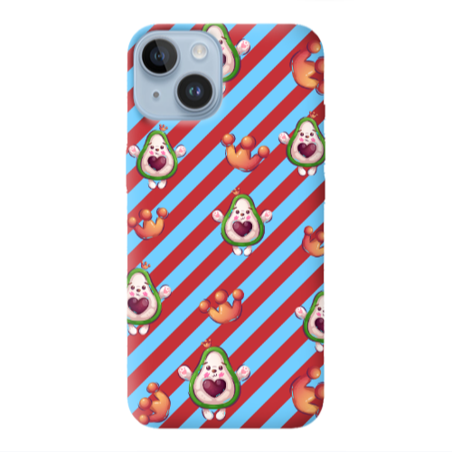 Apple iPhone 14 Plus king avocado Red Colored Silicone TPU Θήκη