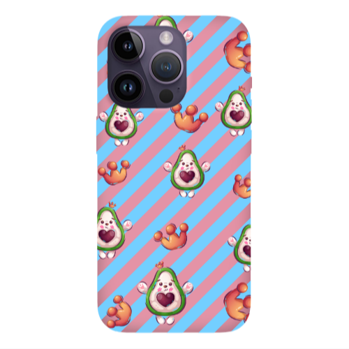 Apple iPhone 14 Pro  king avocado Pink Colored Silicone TPU Θήκη