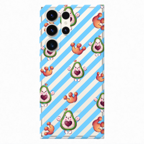 Samsung S23 Ultra king avocado Transparent Silicone TPU Θήκη