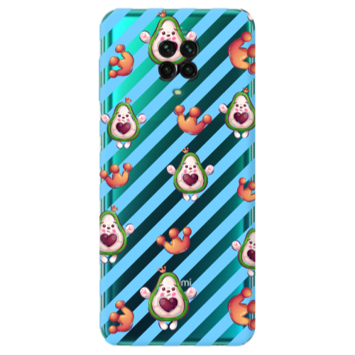 Xiaomi Redmi Note 9S king avocado Transparent Silicone TPU Θήκη