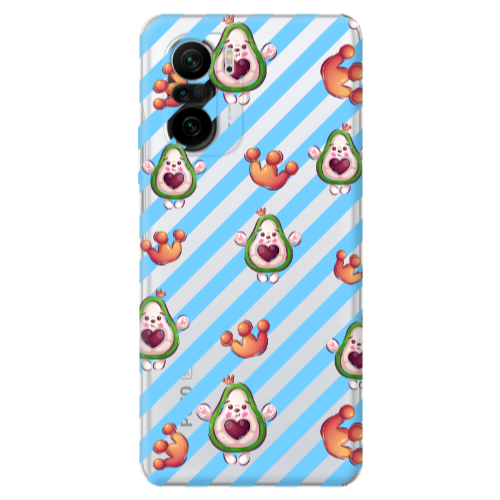 Xiaomi Poco F3 king avocado Transparent Silicone TPU Θήκη