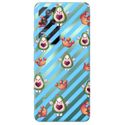 Xiaomi Poco F4 king avocado Transparent Silicone TPU Θήκη
