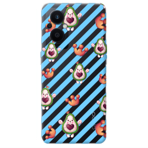 Oppo Reno 7 Lite king avocado Transparent Silicone TPU Θήκη
