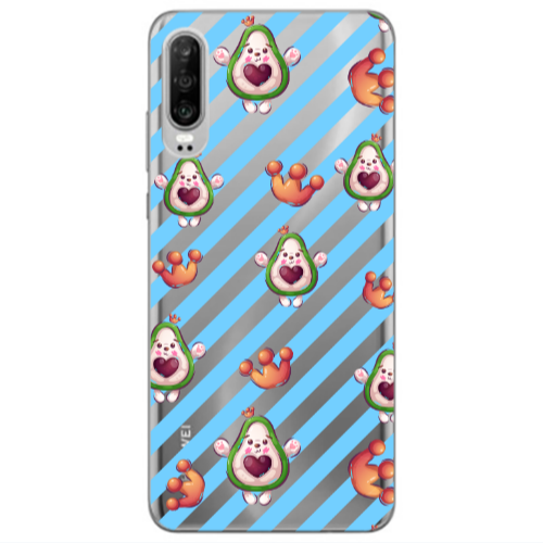 Huawei P30 king avocado Transparent Silicone TPU Θήκη