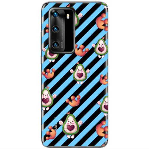 Huawei P40 king avocado Transparent Silicone TPU Θήκη