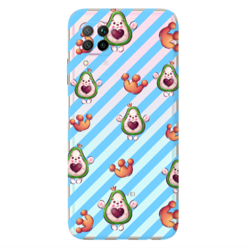 Huawei P40 Lite king avocado Transparent Silicone TPU Θήκη