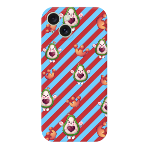 Apple iPhone 15 king avocado Red Colored Silicone TPU Θήκη