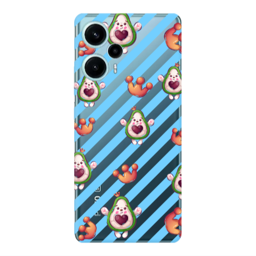 Xiaomi Poco F5 king avocado Transparent Silicone TPU Θήκη