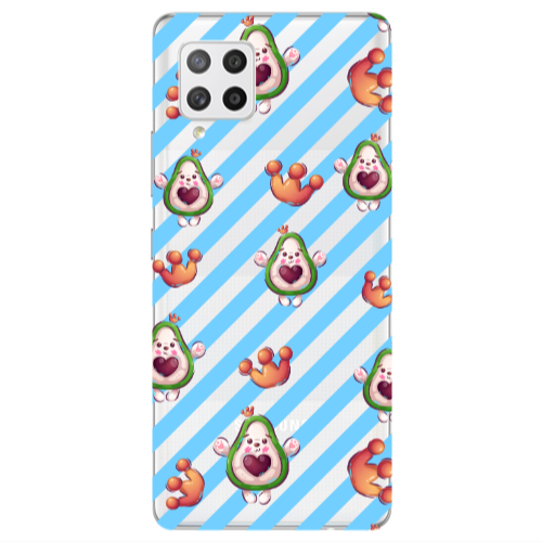 Samsung A42 5G king avocado Transparent Silicone TPU Θήκη