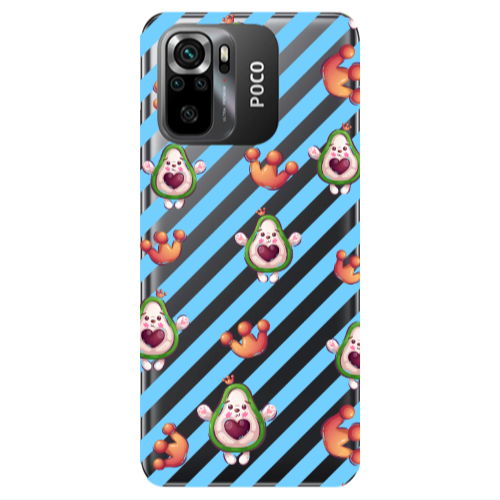 Xiaomi Poco M5 s king avocado Transparent Silicone TPU Θήκη