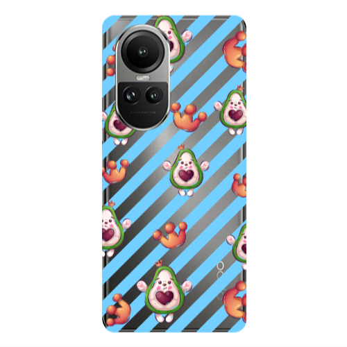 Oppo Reno10 5G king avocado Transparent Silicone TPU Θήκη