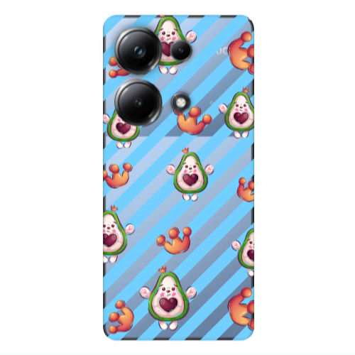 Xiaomi Poco M6 Pro 4G king avocado Transparent Silicone TPU Θήκη