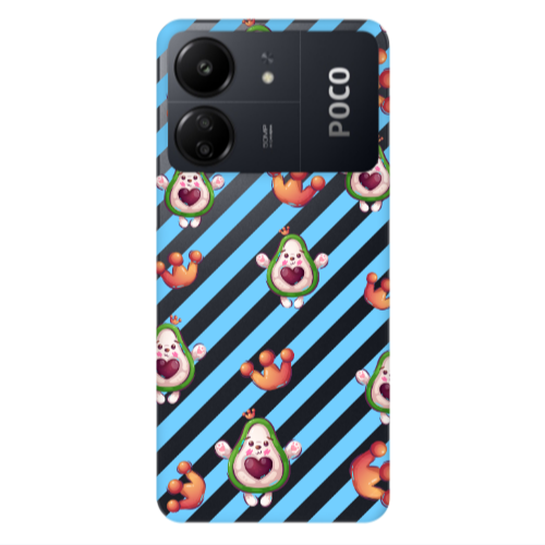 Xiaomi Poco C65 king avocado Transparent Silicone TPU Θήκη