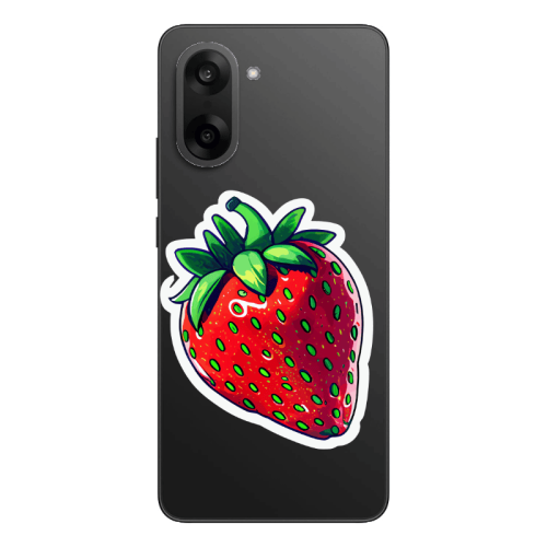 Oneplus Nord CE 5 strawberry Transparent Silicone TPU Θήκη
