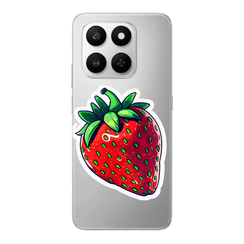 Honor Magic 400 Smart strawberry Transparent Silicone TPU Θήκη