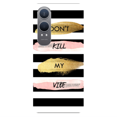 Oneplus Nord Ce 4 lite Kill my vibe Transparent Silicone TPU Θήκη