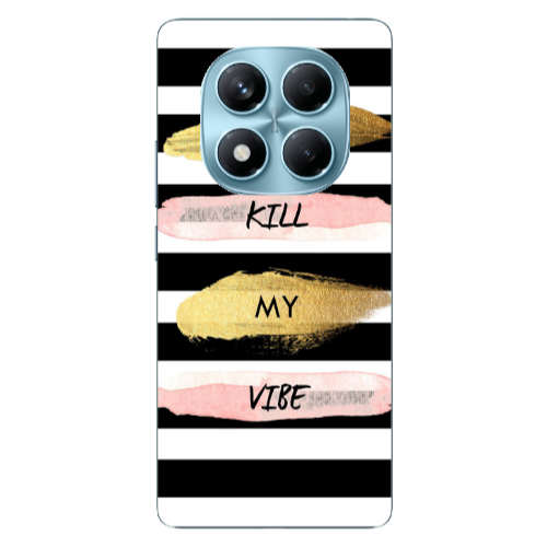 Xiaomi Redmi Note 14 Pro Kill my vibe Transparent Silicone TPU Θήκη